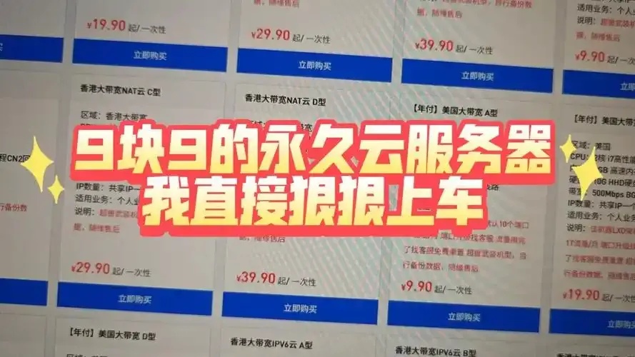 中国大陆优质永久云服务器服务商推荐指南