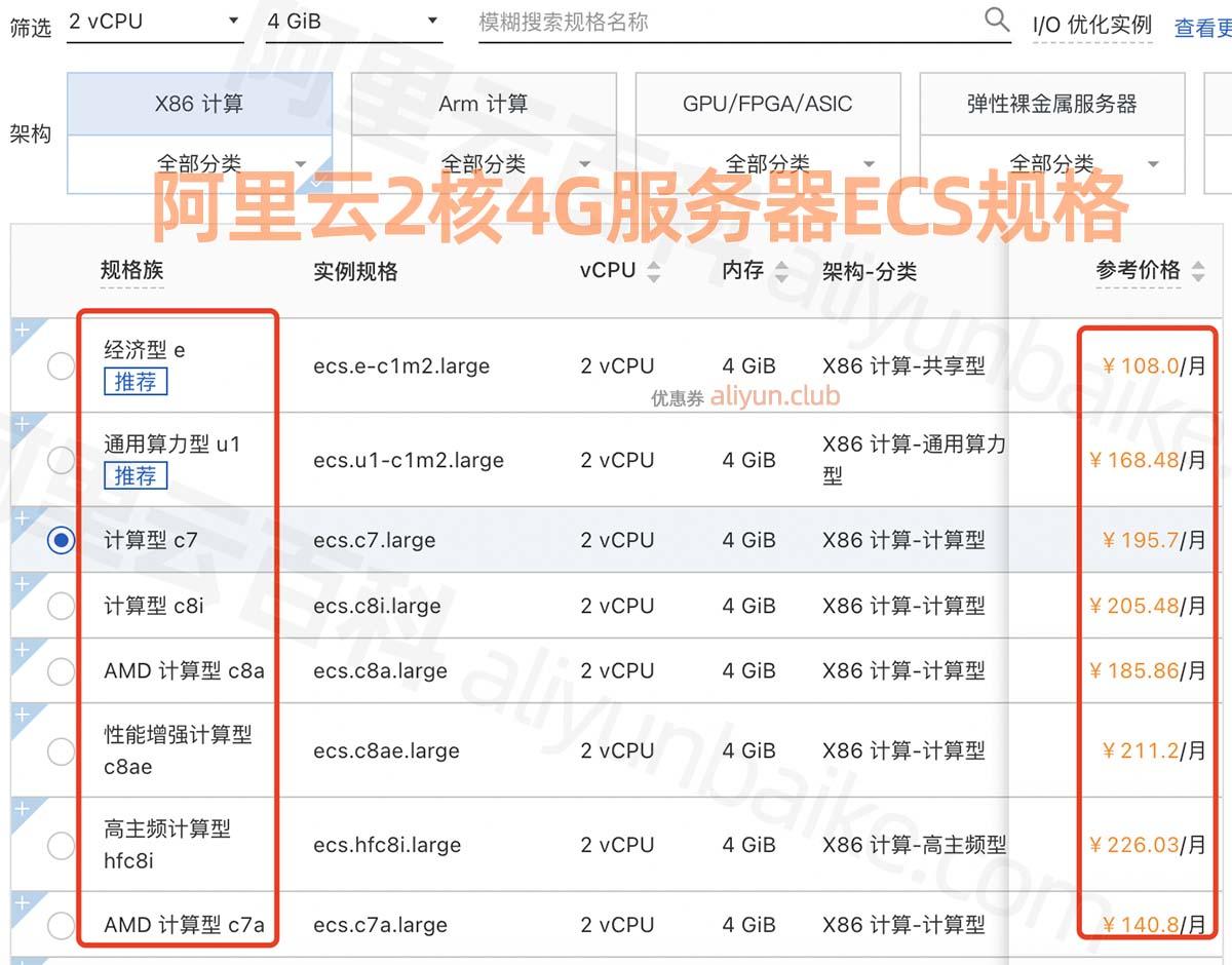 2核4g云服务器2核处理速度是多少