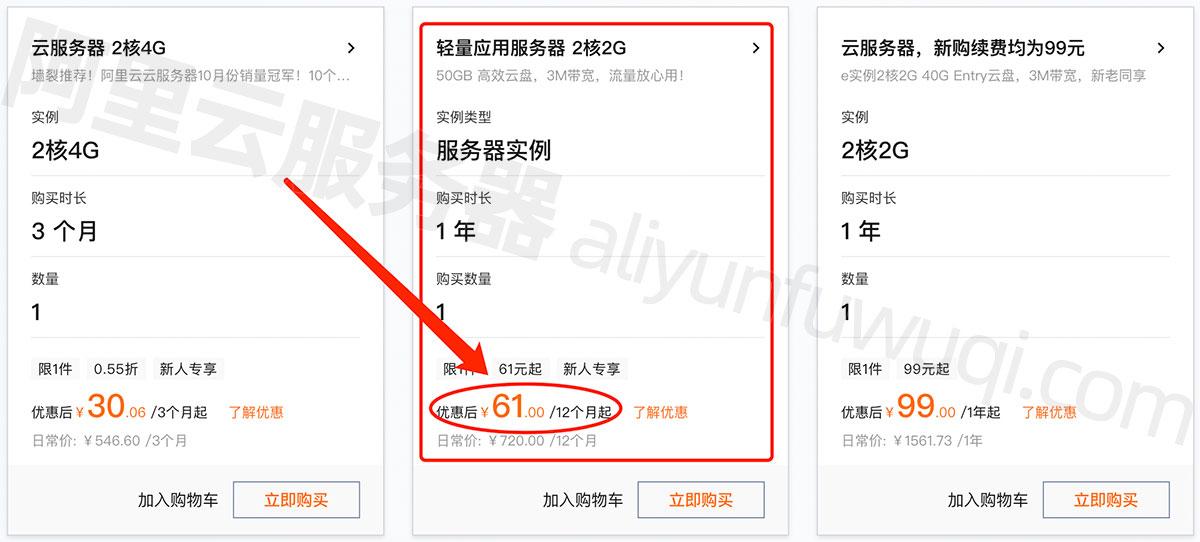 阿里云服务器价格优惠活动汇总及最新折扣信息
